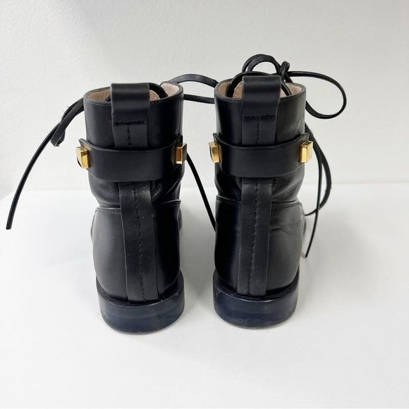Stuart Weitzman Black Leather Ryder Boots Bootie 7.5 - Picture 5 of 9